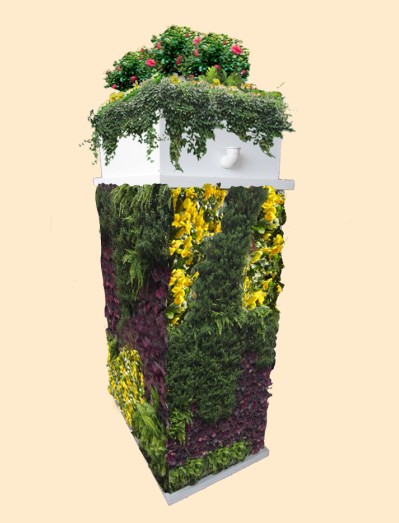 园艺用具,用品 花架 室内花墙 移动花墙 立体花盆可移动式立体种植架