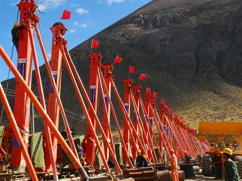 西藏旁多電站工程案例