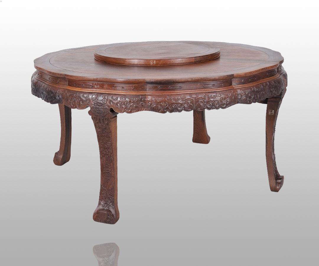 极具品质感的圆形木桌设计：满满的匠心匠意啊 - 普象网
