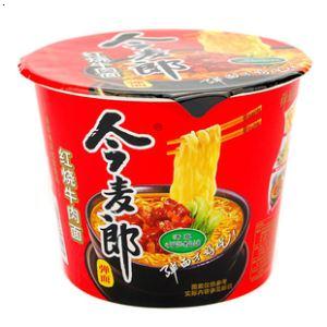 今麦郎桶装红烧牛肉面 今麦郎食品批发