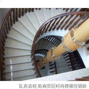 【旋转楼梯|大连楼梯实木扶手】厂家,价格,图片
