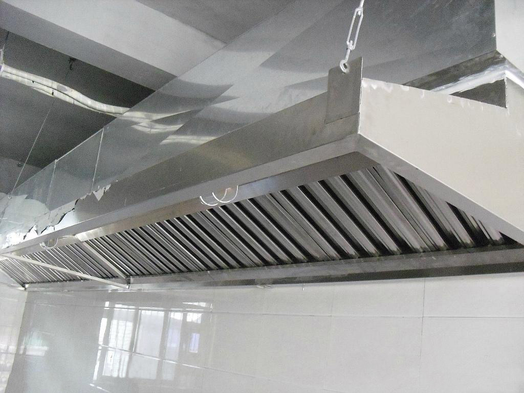 厨房排烟工程案例|厨房排烟工程|劲春通风工程-地下室通风工程-厨房排烟改造-不锈钢风管加工