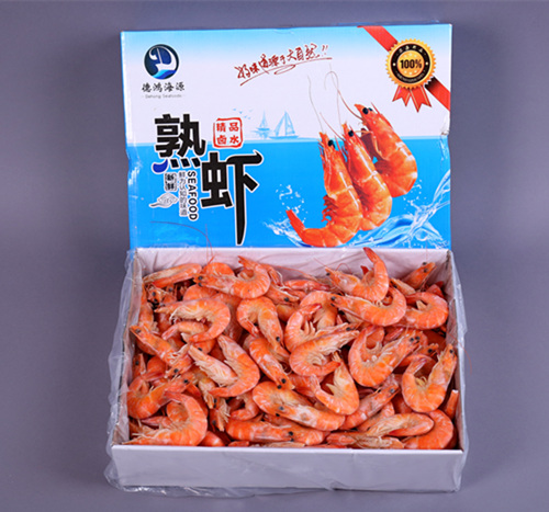 卤水熟南美白虾 Cooked vannamei shrimp