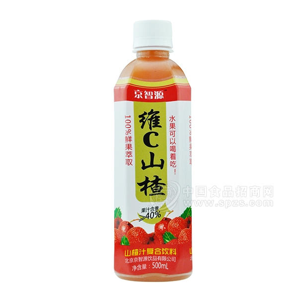 京智源饮料 维C山楂汁饮料500ml