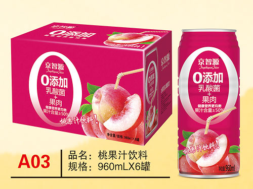 京智源饮料 0添加蜜桃果汁