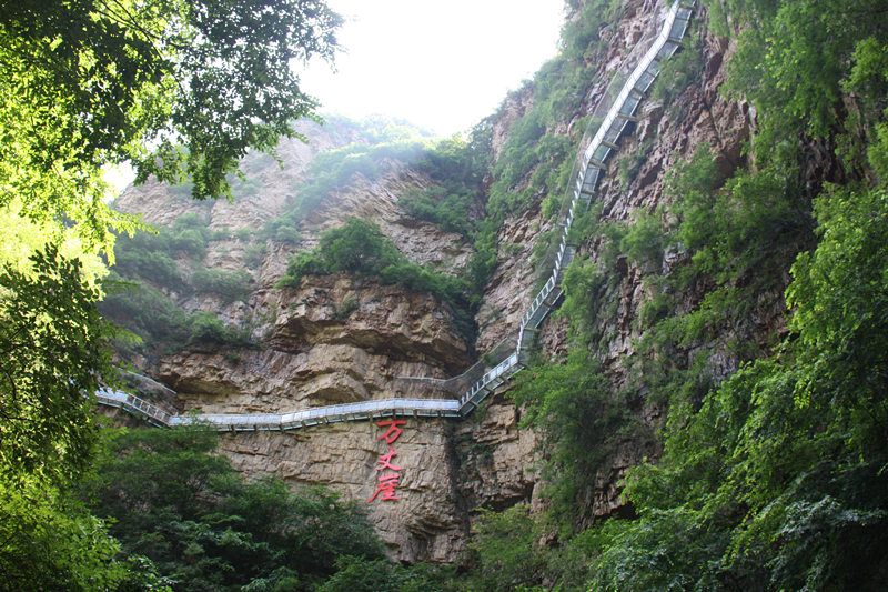 万丈崖玻璃栈道京东大峡谷|北京京东大峡谷旅游服务