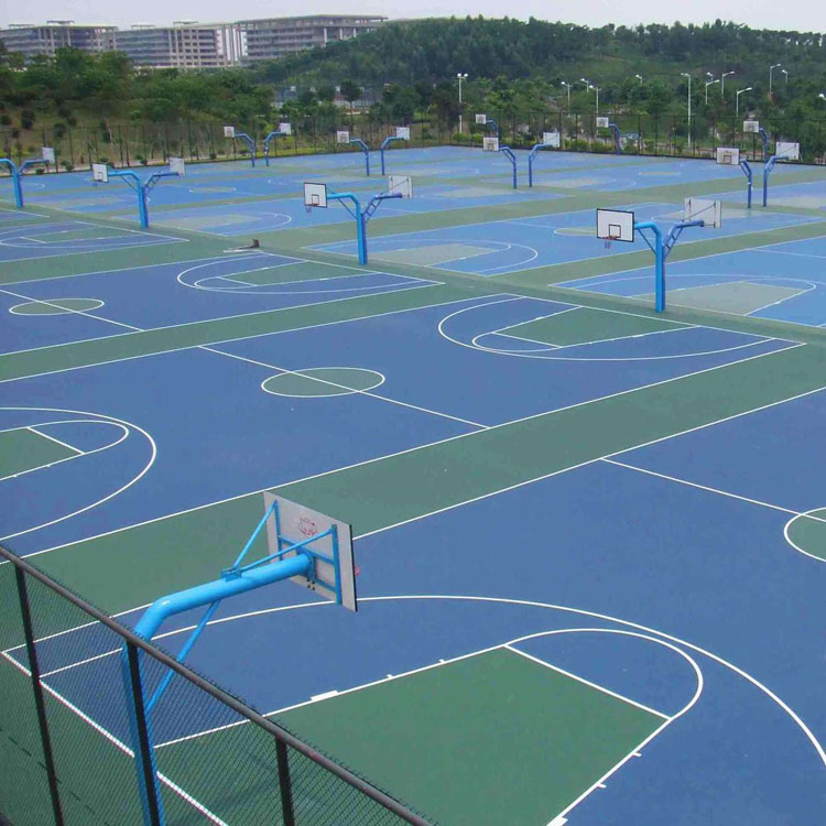 郑州硅PU篮球场,河南硅pu网球场,郑州硅PU羽毛球球场