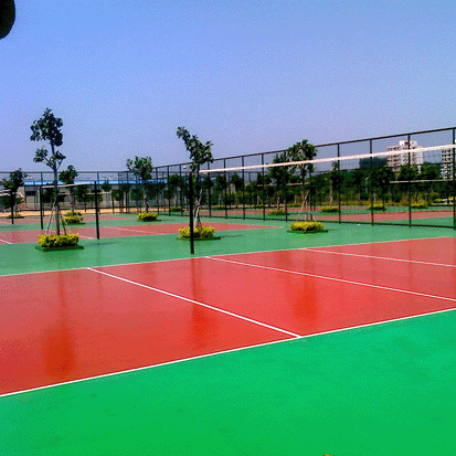 郑州硅PU篮球场,河南硅pu网球场,郑州硅PU羽毛球球场